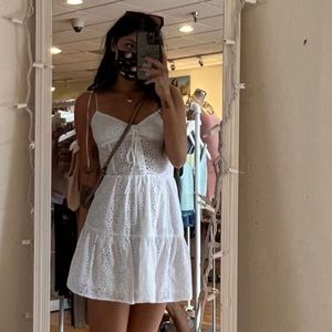 SOLD - Sabo skirt eyelet dress